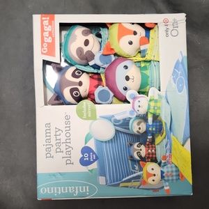 Infantino Go Gaga Pajama Party Playhouse Collection Toy Set